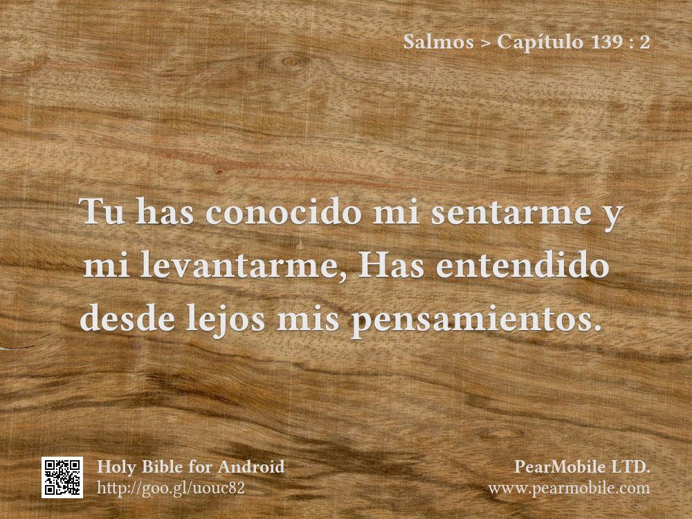 Salmos, Capítulo 139:2